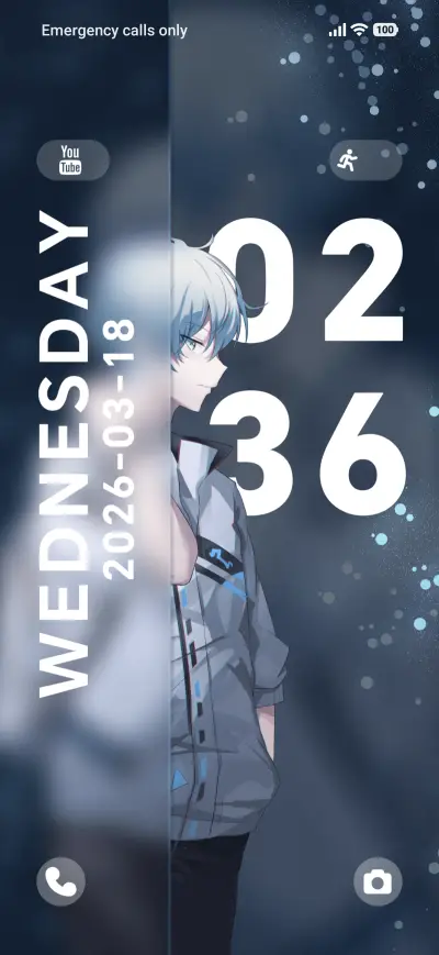 Pale Blue Whisper THEME for Xiaomi MIUI HyperOS