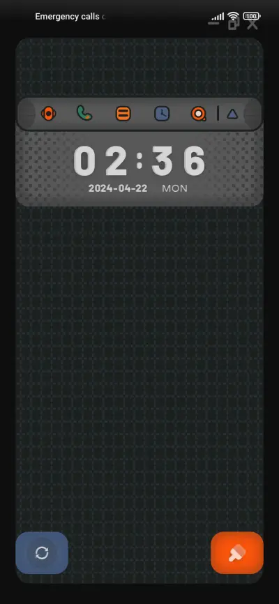 Retro block keypad - Screenshot 1