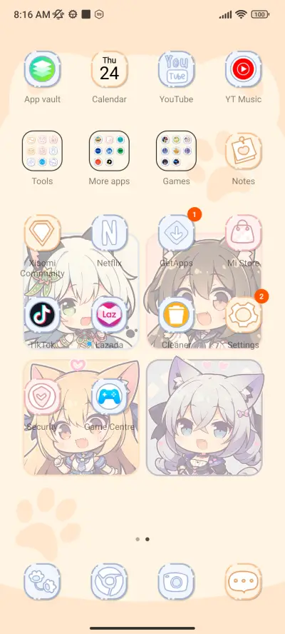 Cat Girl Four Grid - Screenshot 4