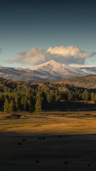 Mountain and rural scenery