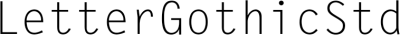LetterGothicStd FONT for Xiaomi MIUI HyperOS