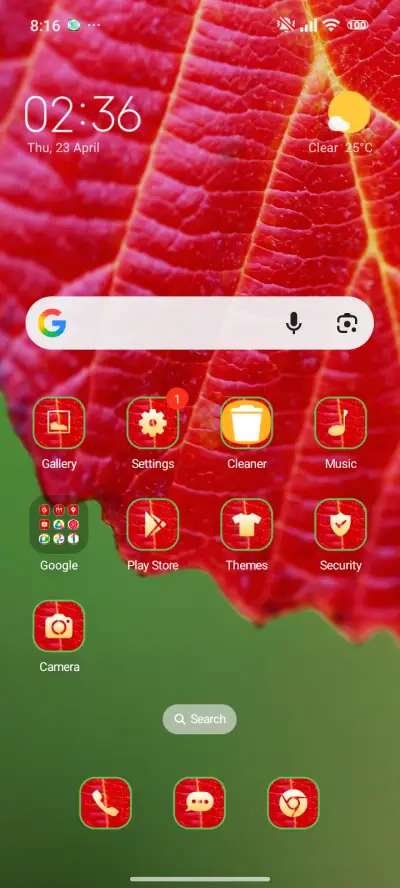 leaves red - Screenshot 2