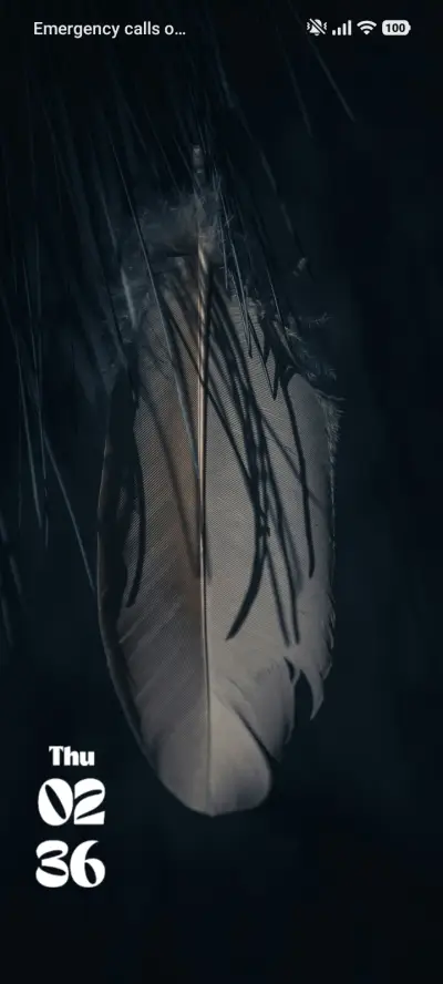 White Feather THEME for Xiaomi MIUI HyperOS