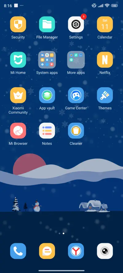Flat Snowscape - Screenshot 3