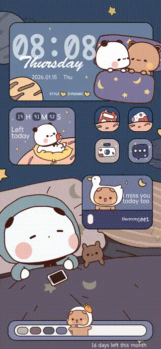 Cute pet Yier THEME for Xiaomi MIUI HyperOS