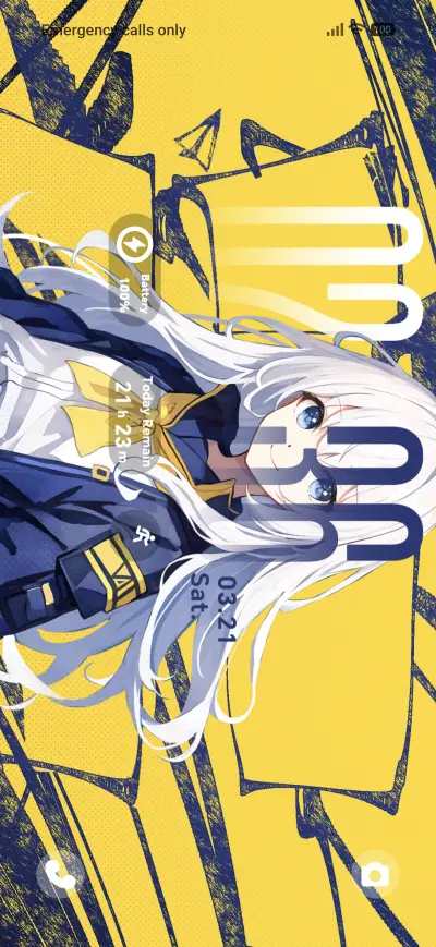 Yellow Pop Style THEME for Xiaomi MIUI HyperOS