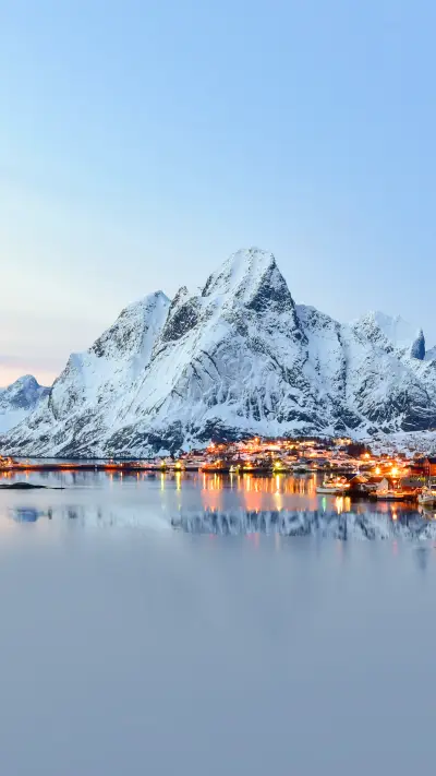Winter in Reine, Lofoten Islands, Norway