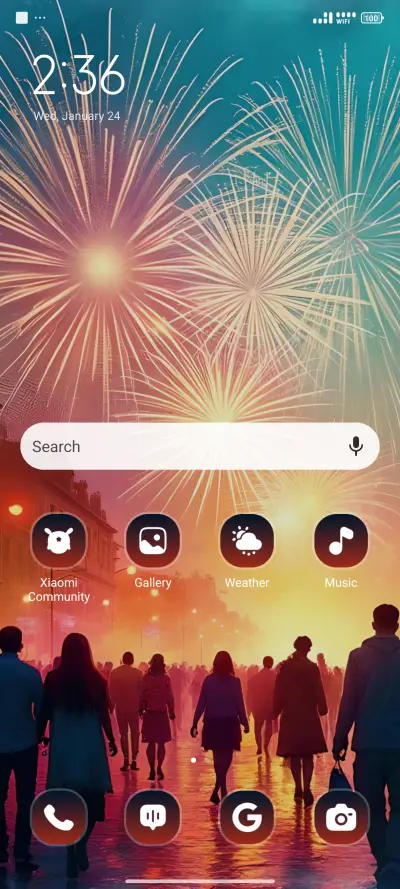 New Year Fireworks - Screenshot 2