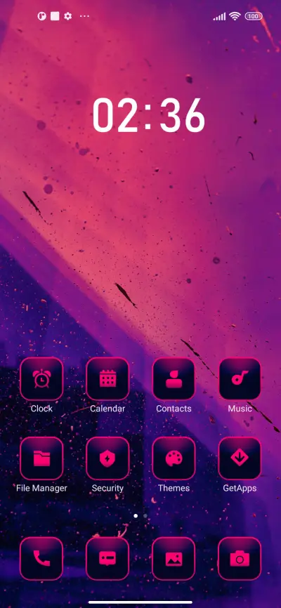 Neon Abstract - Screenshot 2