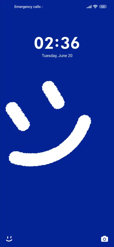 Smile Klein Blue