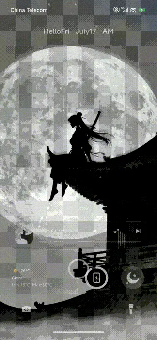 Under the moon THEME for Xiaomi MIUI HyperOS