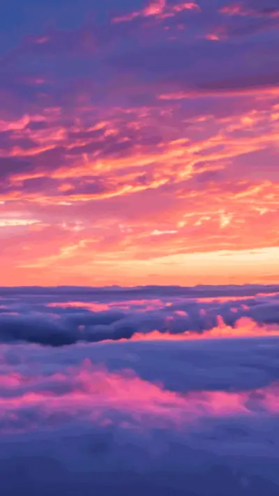 Sunset at the mountain