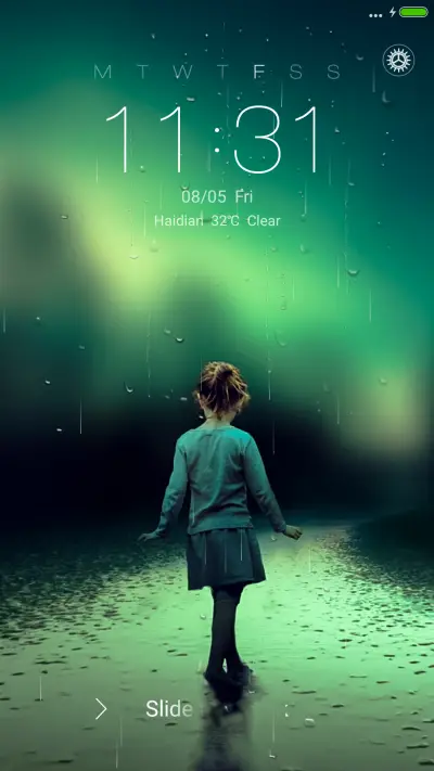 iOS Rainy girl