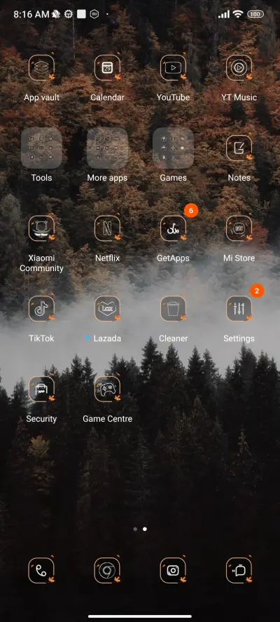 Autumn pine forest - Screenshot 3