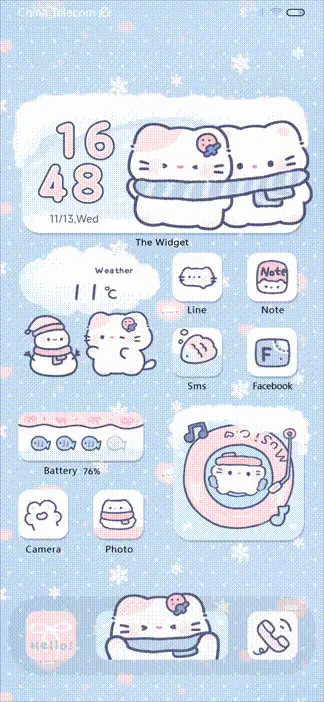 Winter day kitten - Screenshot 1