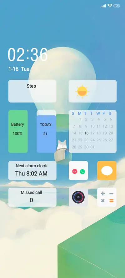 cat widget