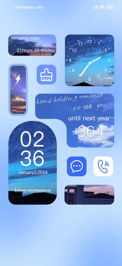 Monet Blue Romance - Screenshot 1