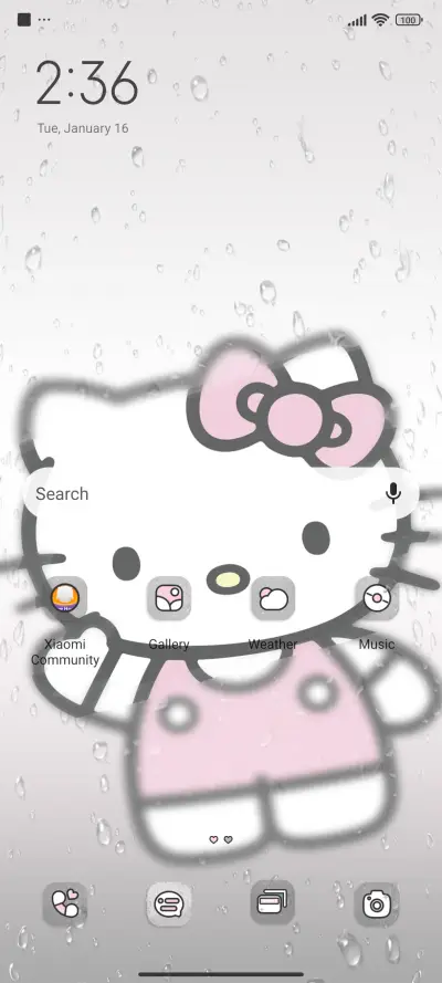 Hello Kitty Rain - Screenshot 2
