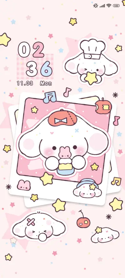 Cute Star Pup THEME for Xiaomi MIUI HyperOS