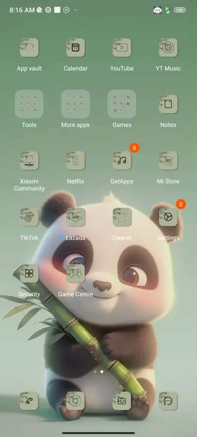 Cute little panda - Screenshot 3