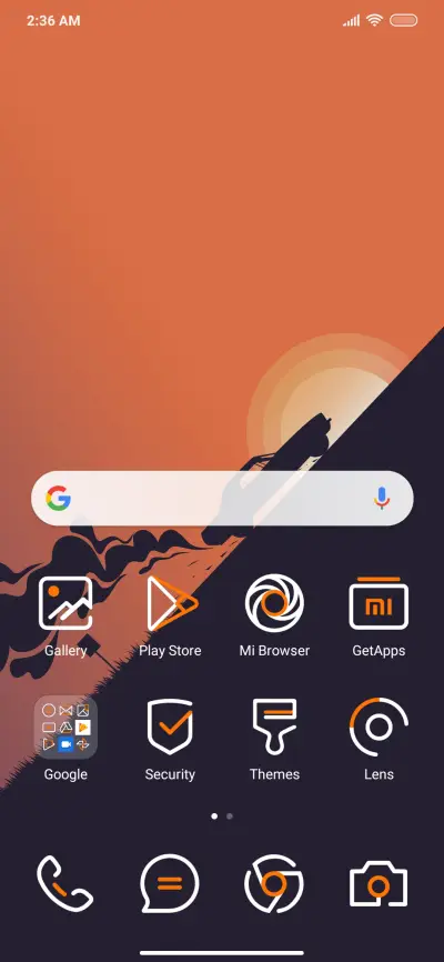 Orange dark v12 - Screenshot 2