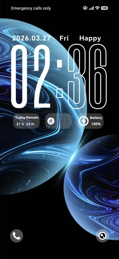 Violet Star Realm THEME for Xiaomi MIUI HyperOS
