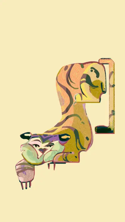 Cartoon anime illustrations