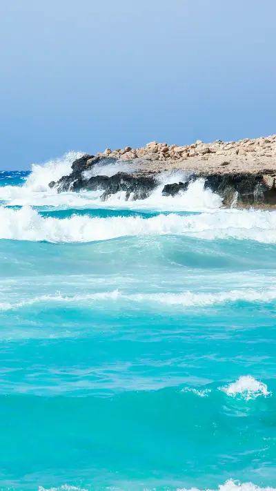 One color of sea and sky