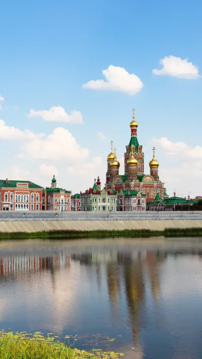 Grand Church by the River, A Scene of Serene Dignity