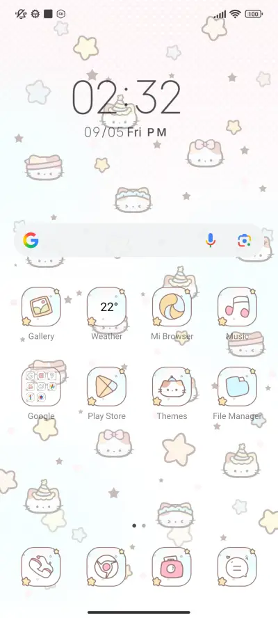 Fluffy Kitty Clock - Screenshot 3