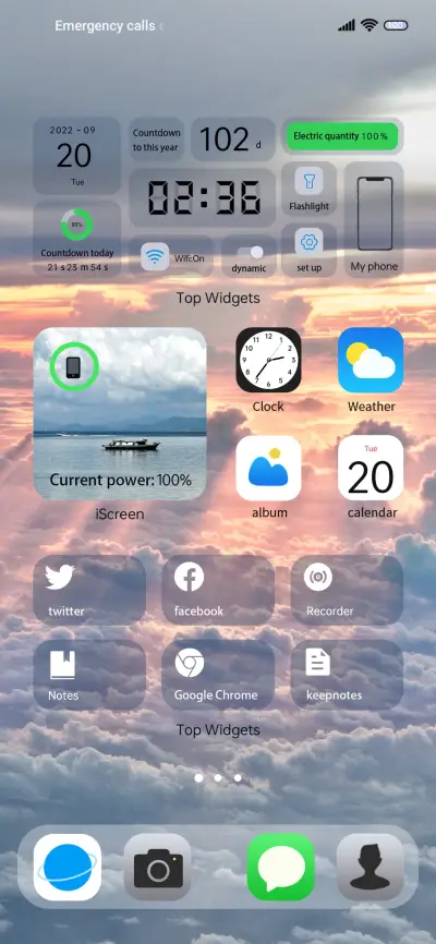 Transparent widget - Screenshot 2