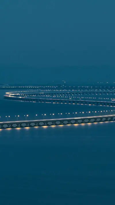 View of Second Bridge Penang from above