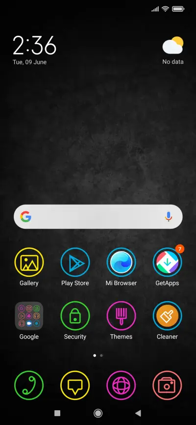 Clock Neon - Screenshot 2