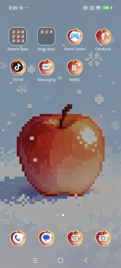 Winter Pixel Apple - Screenshot 3