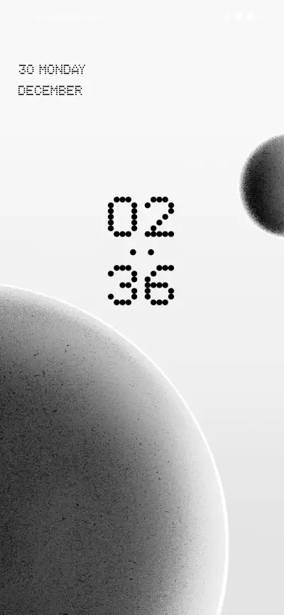 Monochrome UI - Screenshot 1