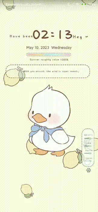 Cute duck