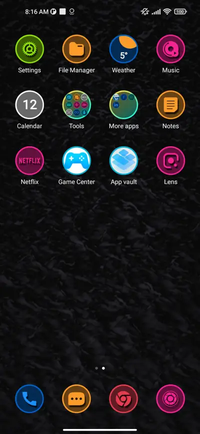 oranj clock - Screenshot 3
