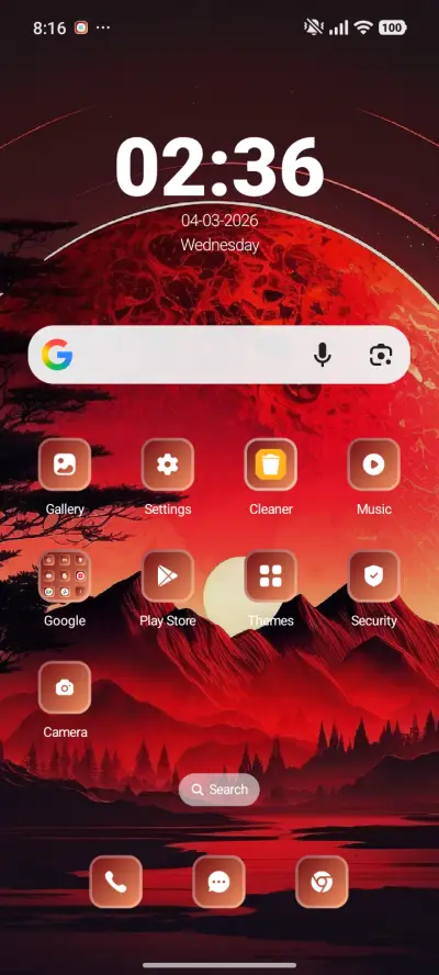 Red Scene - Screenshot 2