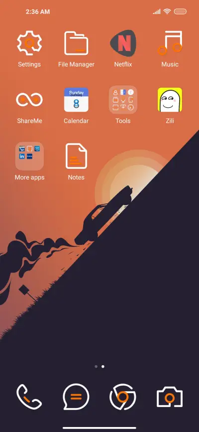 Orange dark v12 - Screenshot 3