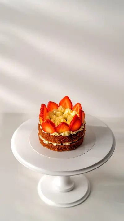 Delicious freshly prepared Red velvet cake