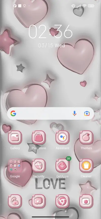 Pink love - Screenshot 2