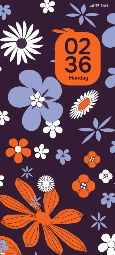 Colourful Flowers THEME for Xiaomi MIUI HyperOS