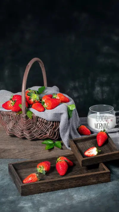 Delicious strawberries also have cold knowledge