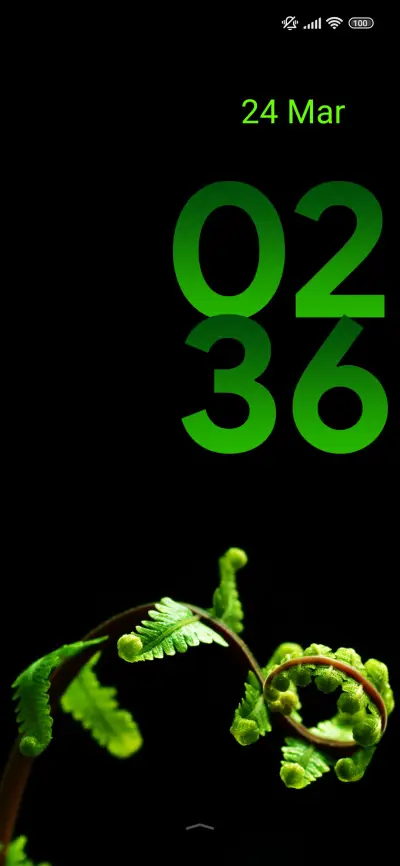 amoled leaves - Screenshot 1