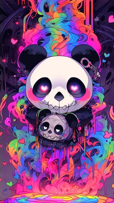 Rainbow evil bear-Desity