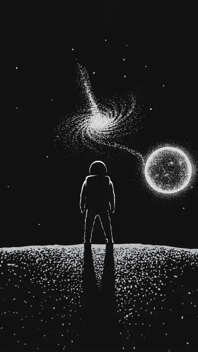 Cute astronaut illustration