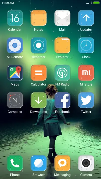 iOS Rainy girl - Screenshot 3