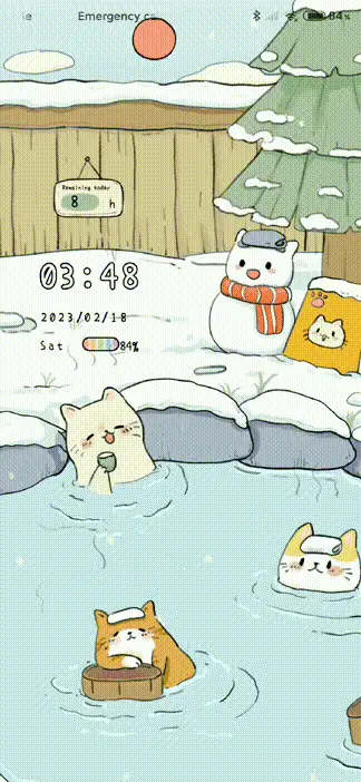 Hot spring cat - Screenshot 1