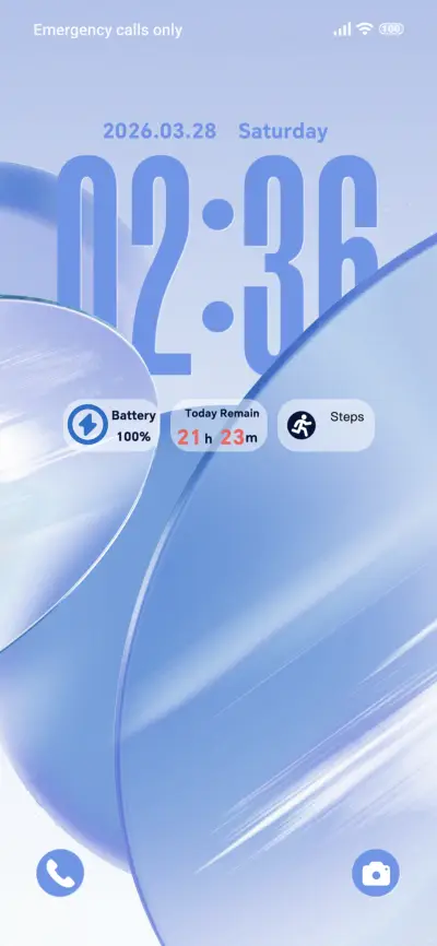 Sapphire Gleam THEME for Xiaomi MIUI HyperOS