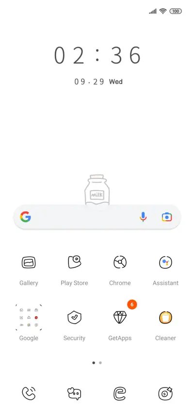 Simple milk bottle - Screenshot 2